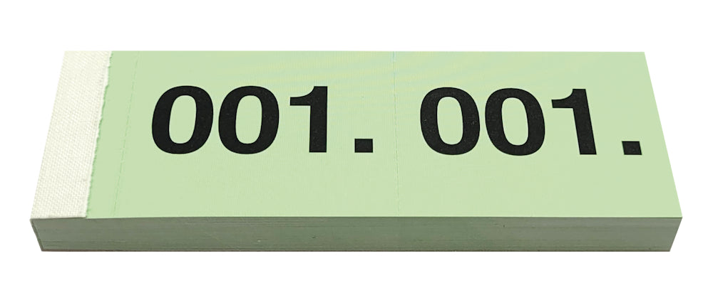 SIMPLEX Garderobenblock 1-100 13074 grün 100 Blatt