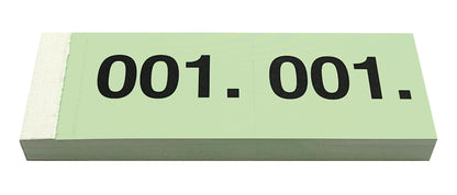 SIMPLEX Garderobenblock 1-100 13074 grün 100 Blatt