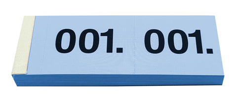 SIMPLEX Garderobenblock Nr. 1-100 13075 blau 100 Blatt