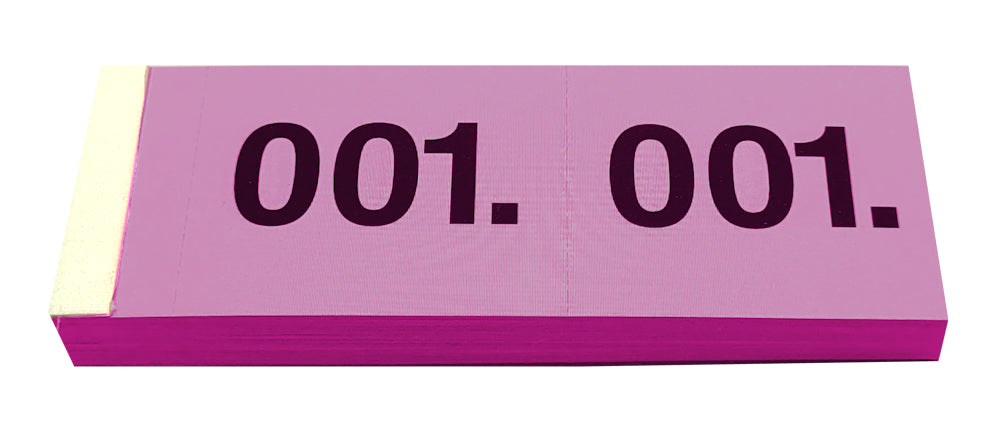 SIMPLEX Garderobenblock 1-100 13076 pink 100 Blatt