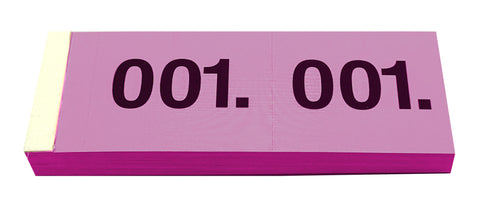 SIMPLEX Garderobenblock 1-100 13076 pink 100 Blatt