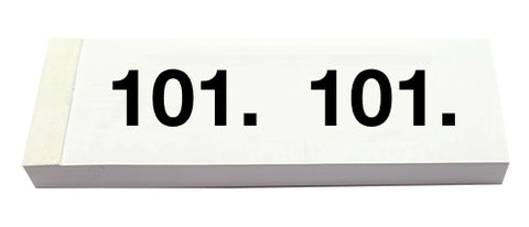 SIMPLEX Garderobenblock Nr. 101-200 13077 weiss 100 Blatt