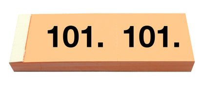 SIMPLEX Garderobenblock 101-200 13080 orange 100 Blatt