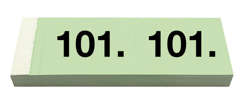 SIMPLEX Garderobenblock 101-200 13081 grün 100 Blatt