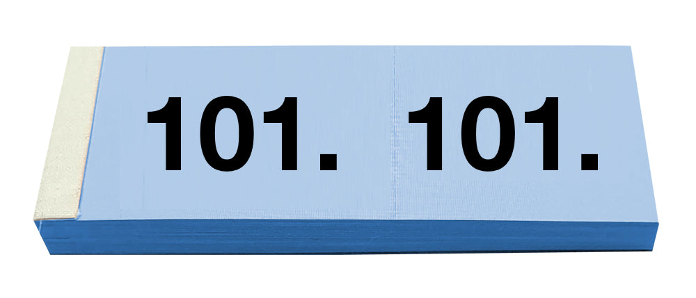 SIMPLEX Garderobenblock 101-200 13082 blau 100 Blatt