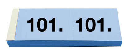 SIMPLEX Garderobenblock 101-200 13082 blau 100 Blatt