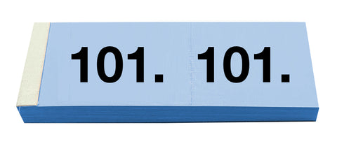 SIMPLEX Garderobenblock 101-200 13082 blau 100 Blatt