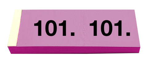 SIMPLEX Garderobenblock 101-200 13083 pink 100 Blatt