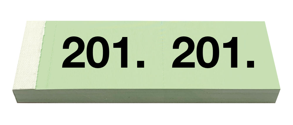 SIMPLEX Garderobenblock 201-300 13088 grün 100 Blatt