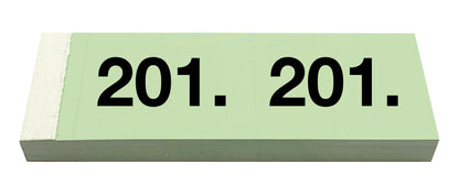 SIMPLEX Garderobenblock 201-300 13088 grün 100 Blatt