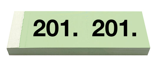 SIMPLEX Garderobenblock 201-300 13088 grün 100 Blatt