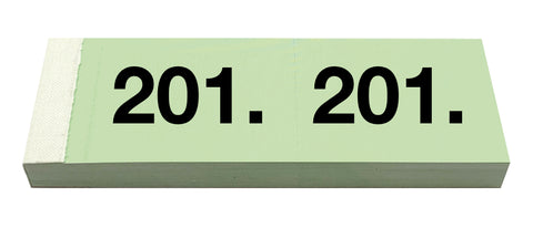 SIMPLEX Garderobenblock 201-300 13088 grün 100 Blatt