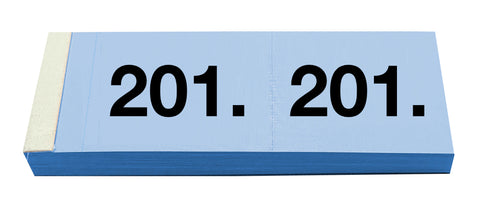 SIMPLEX Garderobenblock 201-300 13089 blau 100 Blatt