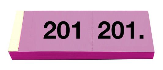 SIMPLEX Garderobenblock 201-300 13090 pink 100 Blatt