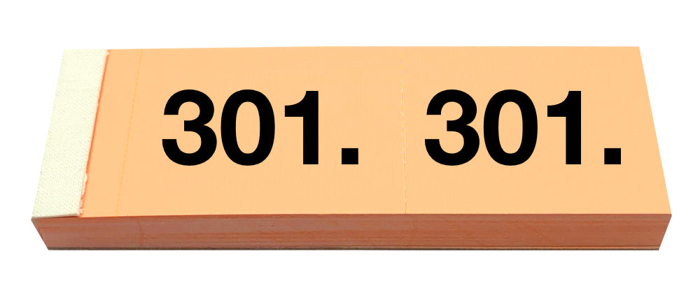 SIMPLEX Garderobenblock 301-400 13094 orange 100 Blatt