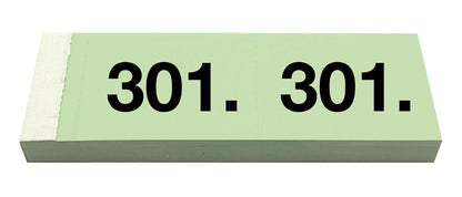 SIMPLEX Garderobenblock 301-400 13095 grün 100 Blatt