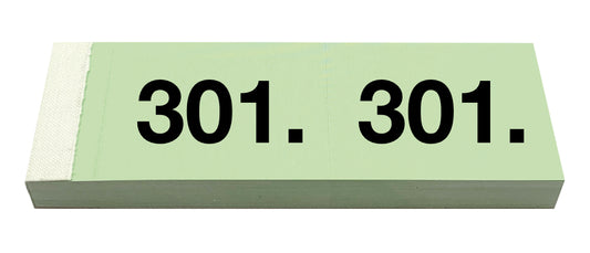 SIMPLEX Garderobenblock 301-400 13095 grün 100 Blatt