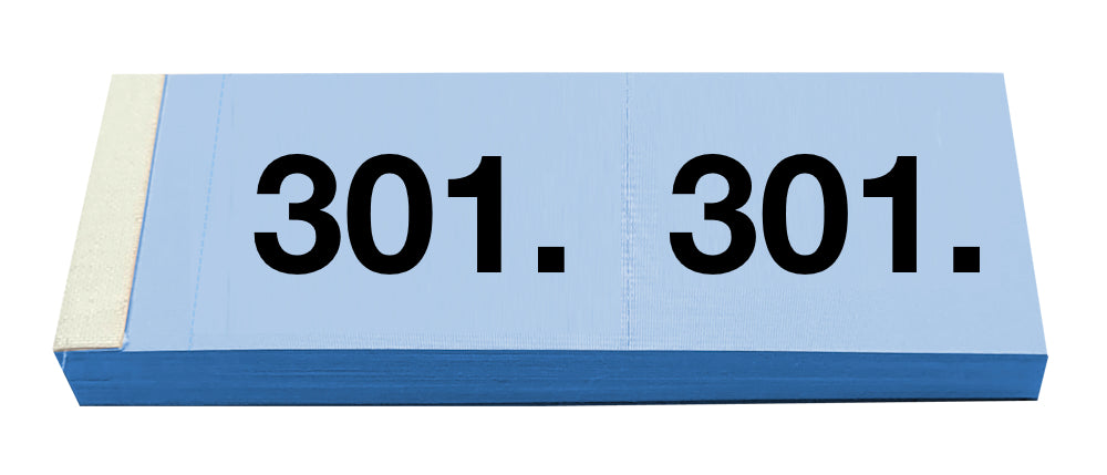 SIMPLEX Garderobenblock 301-400 13096 blau 100 Blatt