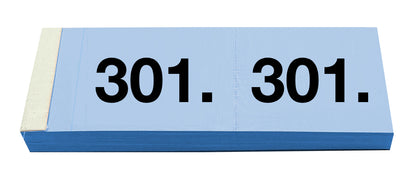 SIMPLEX Garderobenblock 301-400 13096 blau 100 Blatt