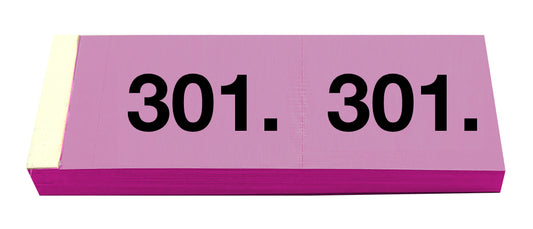 SIMPLEX Garderobenblock 301-400 13097 pink 100 Blatt