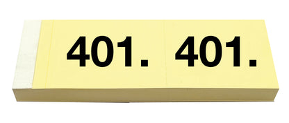 SIMPLEX Garderobenblock 401-500 13099 gelb 100 Blatt