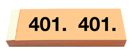 SIMPLEX Garderobenblock 401-500 13101 orange 100 Blatt