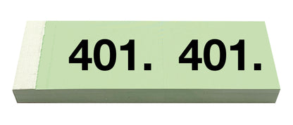 SIMPLEX Garderobenblock 401-500 13102 grün 100 Blatt