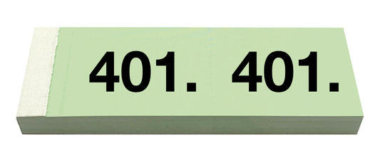 SIMPLEX Garderobenblock 401-500 13102 grün 100 Blatt