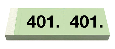 SIMPLEX Garderobenblock 401-500 13102 grün 100 Blatt