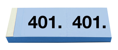 SIMPLEX Garderobenblock 401-500 13103 blau 100 Blatt