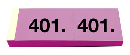 SIMPLEX Garderobenblock 401-500 13104 pink 100 Blatt