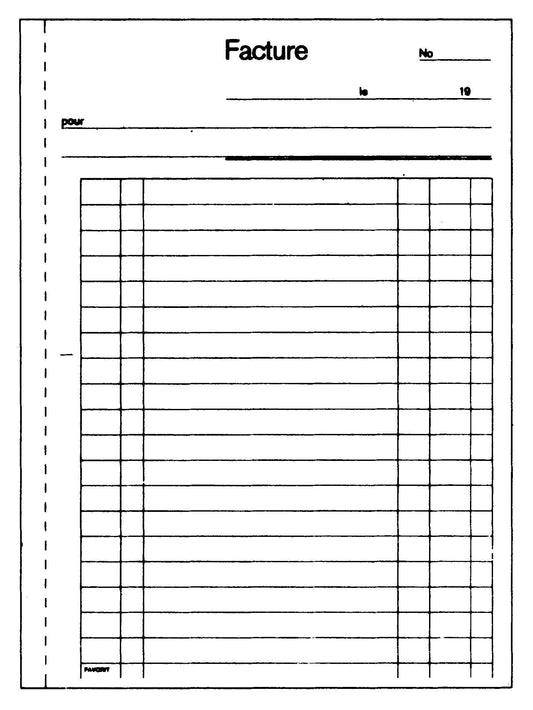 SIMPLEX Rechnungen F A5 15395F orange/weiss 50x2 Blatt