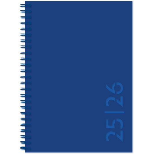 SIMPLEX Schüleragenda Colors 25/26 40133S3.26 1W/2S 17M blau ML 12x16.5cm