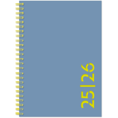 SIMPLEX Schüleragenda Colors 25/26 40133S4.26 1W/2S 17M h.blau ML 12x16.5cm