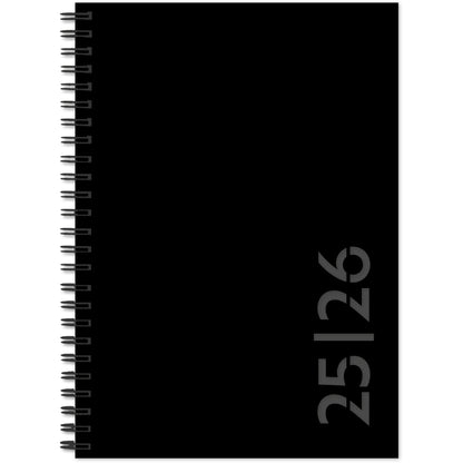 SIMPLEX Schüleragenda Colors 25/26 40133S9.26 1W/2S 17M schwarz ML 12x16.5cm