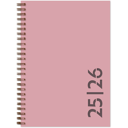 SIMPLEX Schüleragenda Colors 25/26 40136S7.26 1W/2S 17M h.rosa ML 8x12.5cm