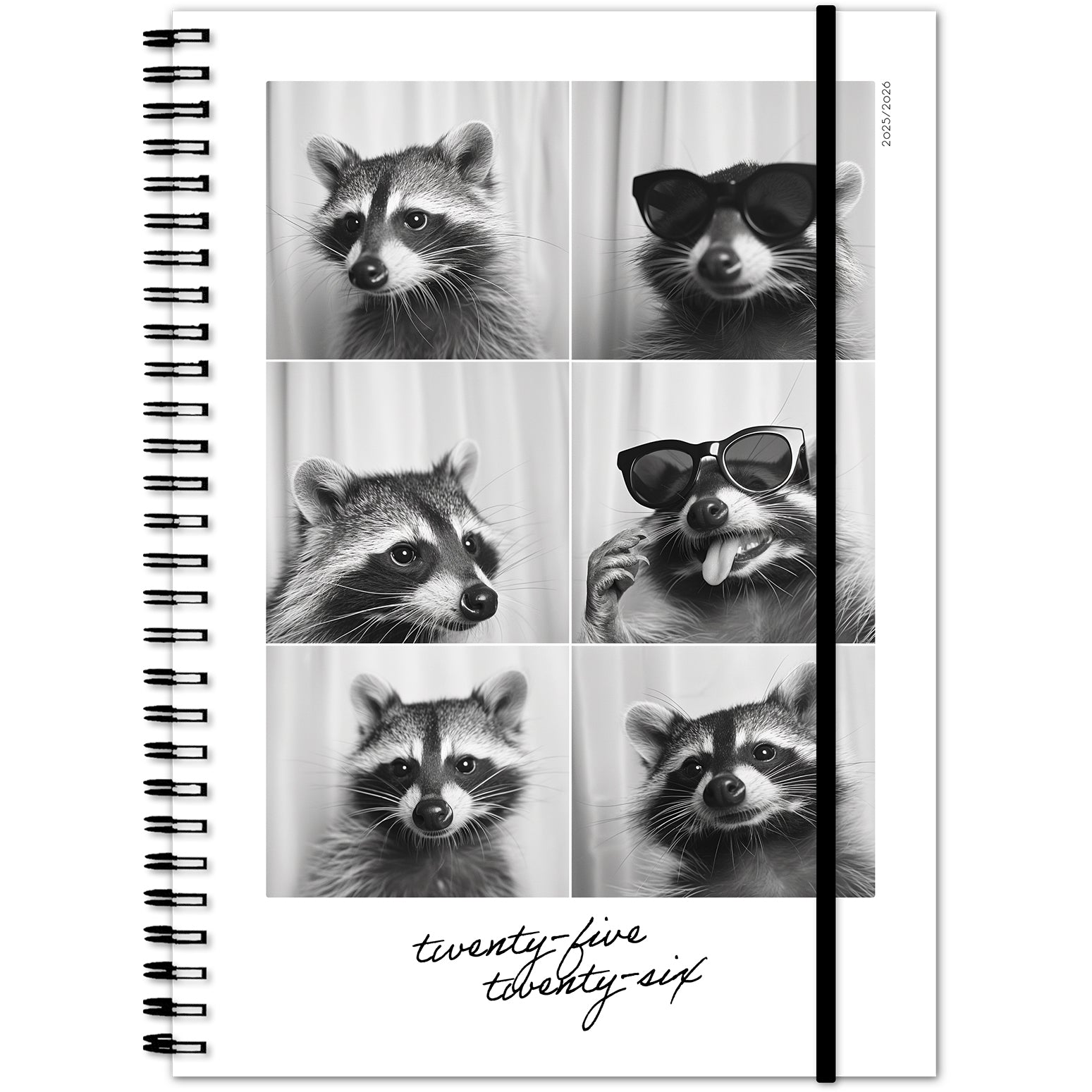 SIMPLEX Schüleragenda Emotions 25/26 500216.26 1W/2S 17M Racoon ML 14.8x21cm