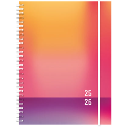 SIMPLEX Schüleragenda Emotions 25/26 500217.26 1W/2S 17M Sunset ML 12x16.5cm