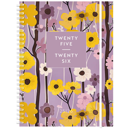 SIMPLEX Schüleragenda Emotions 25/26 500218.26 1W/2S 17M Lovely ML 12x16.5cm