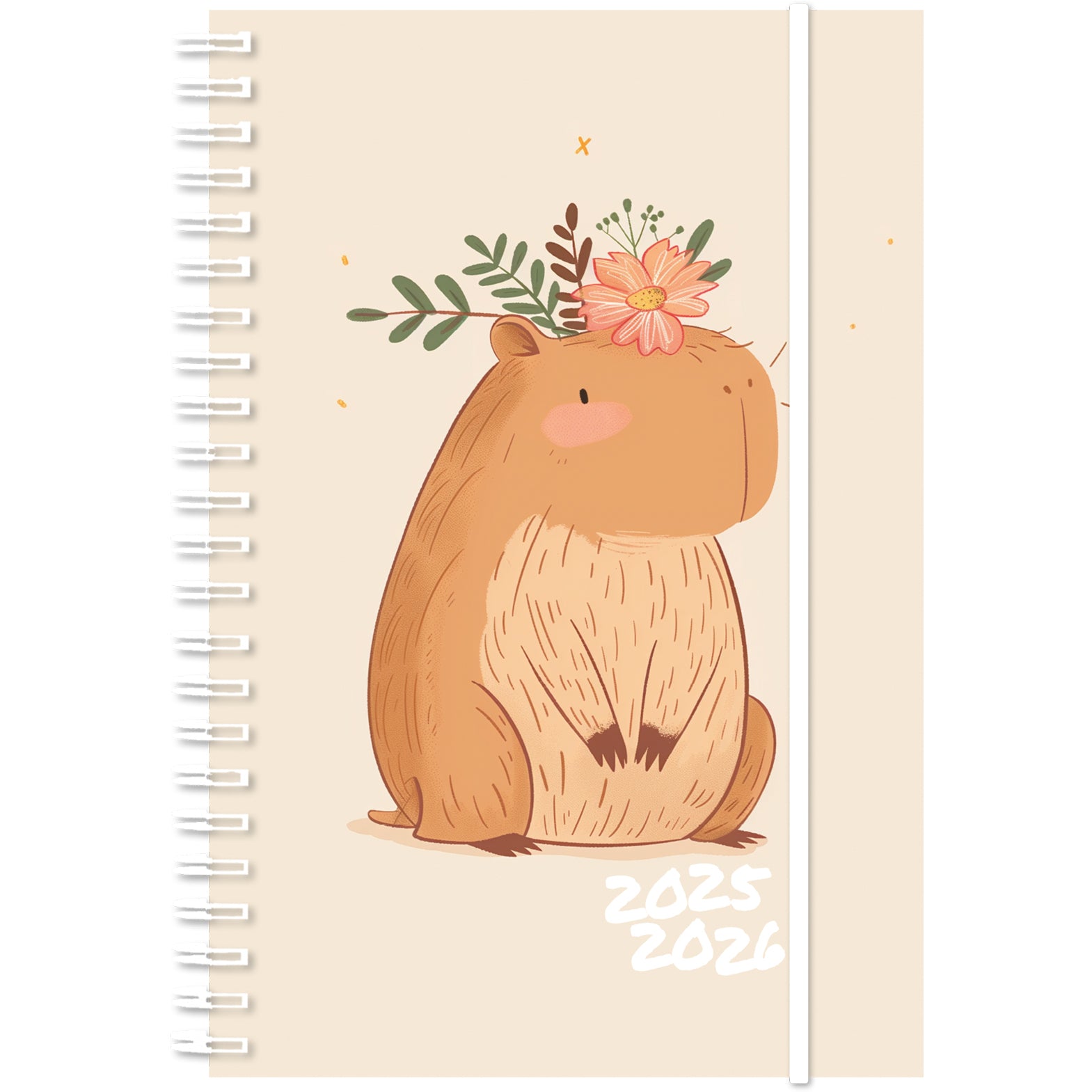 SIMPLEX Schüleragenda Emotions 25/26 500222.26 1W/2S 17M Capybara ML 8x12.5cm