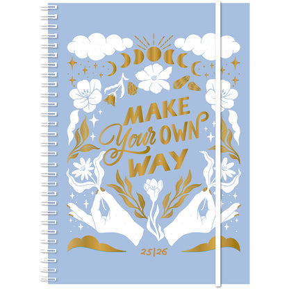 SIMPLEX Schüleragenda Touch 25/26 500236.26 1W/2S 17M Own Way ML 14.8x21cm