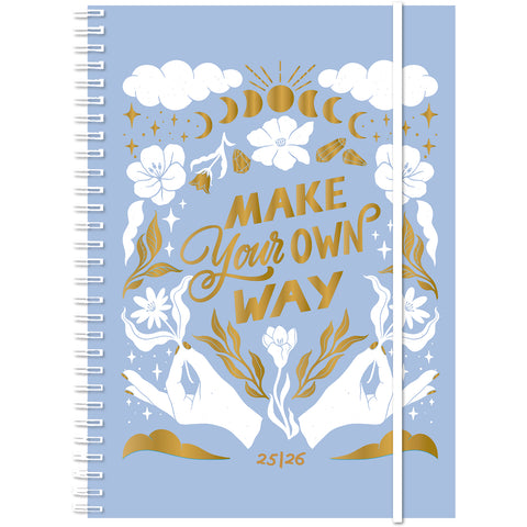 SIMPLEX Schüleragenda Touch 25/26 500236.26 1W/2S 17M Own Way ML 14.8x21cm
