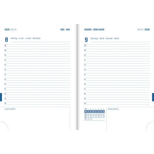 SIMPLEX Schüleragenda Feelings 25/26 500302.26 1T/1S 12M Beachlife 12x16.5cm