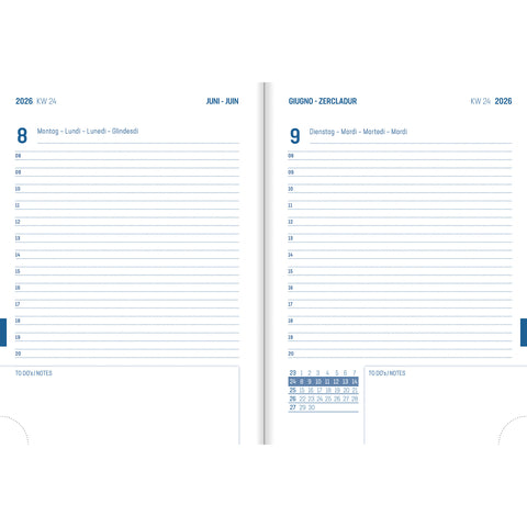 SIMPLEX Schüleragenda Feelings 25/26 500302.26 1T/1S 12M Beachlife 12x16.5cm