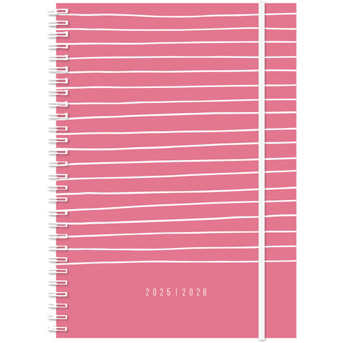 SIMPLEX Schüleragenda Joy 25/26 500416.26 1W/2S 17M sakura ML 14.8x21cm