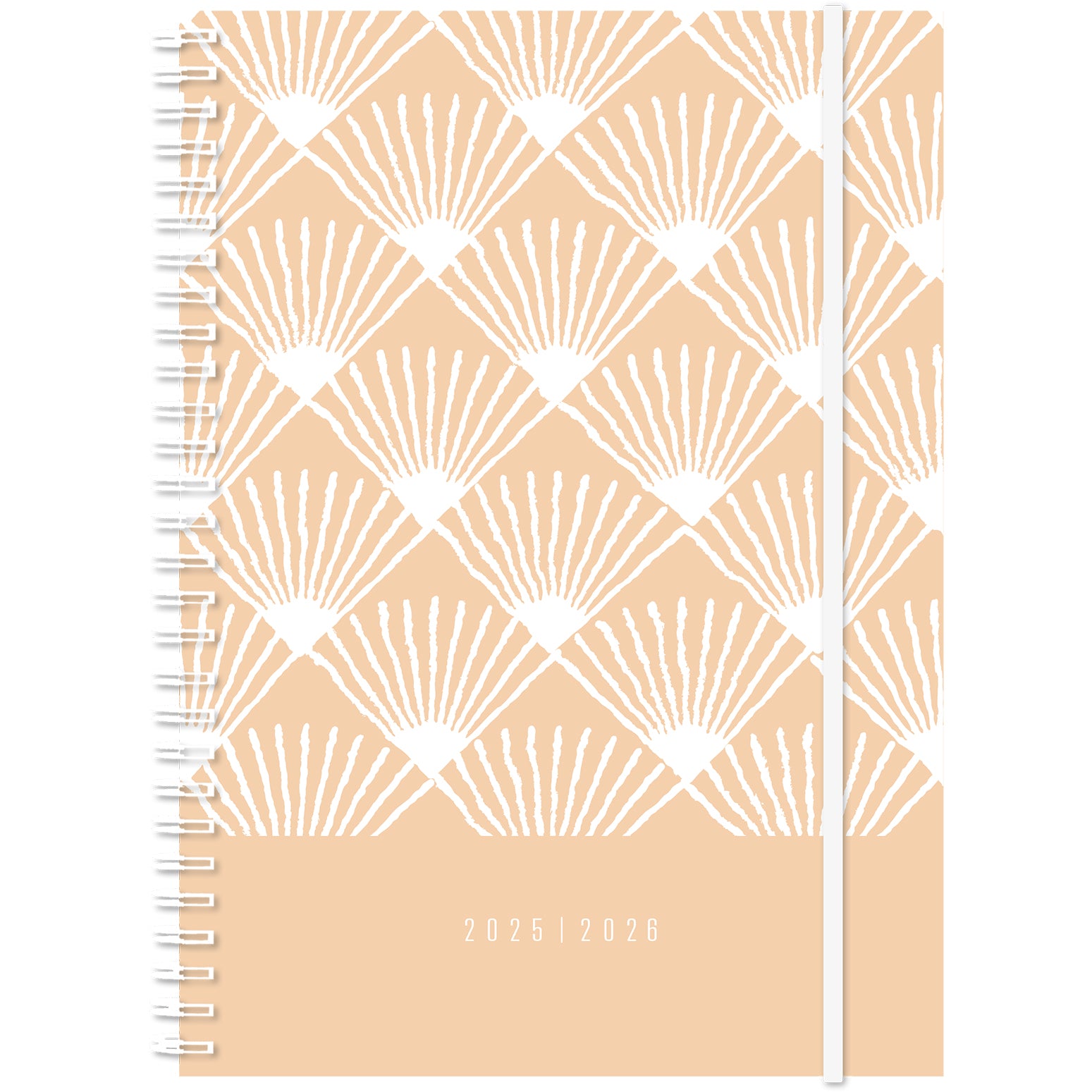 SIMPLEX Schüleragenda Joy 25/26 500417.26 1W/2S 17M aprikose 14.8x21cm