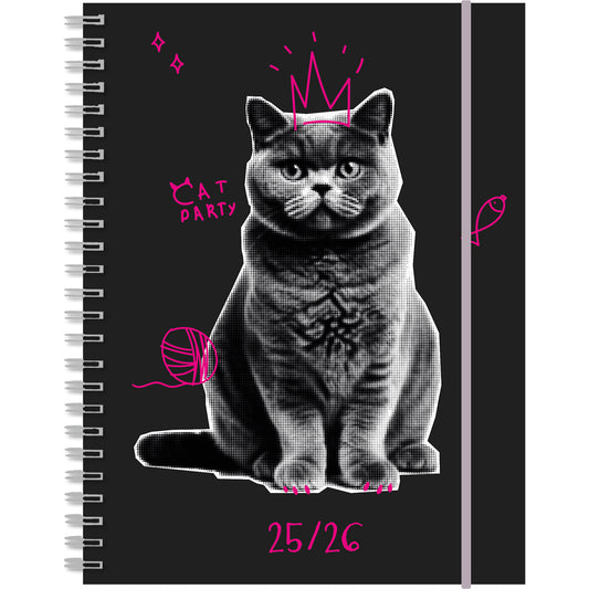 SIMPLEX Schüleragenda Touch 25/26 500431.26 1W/2S 17M Cat ML 12x16.5cm