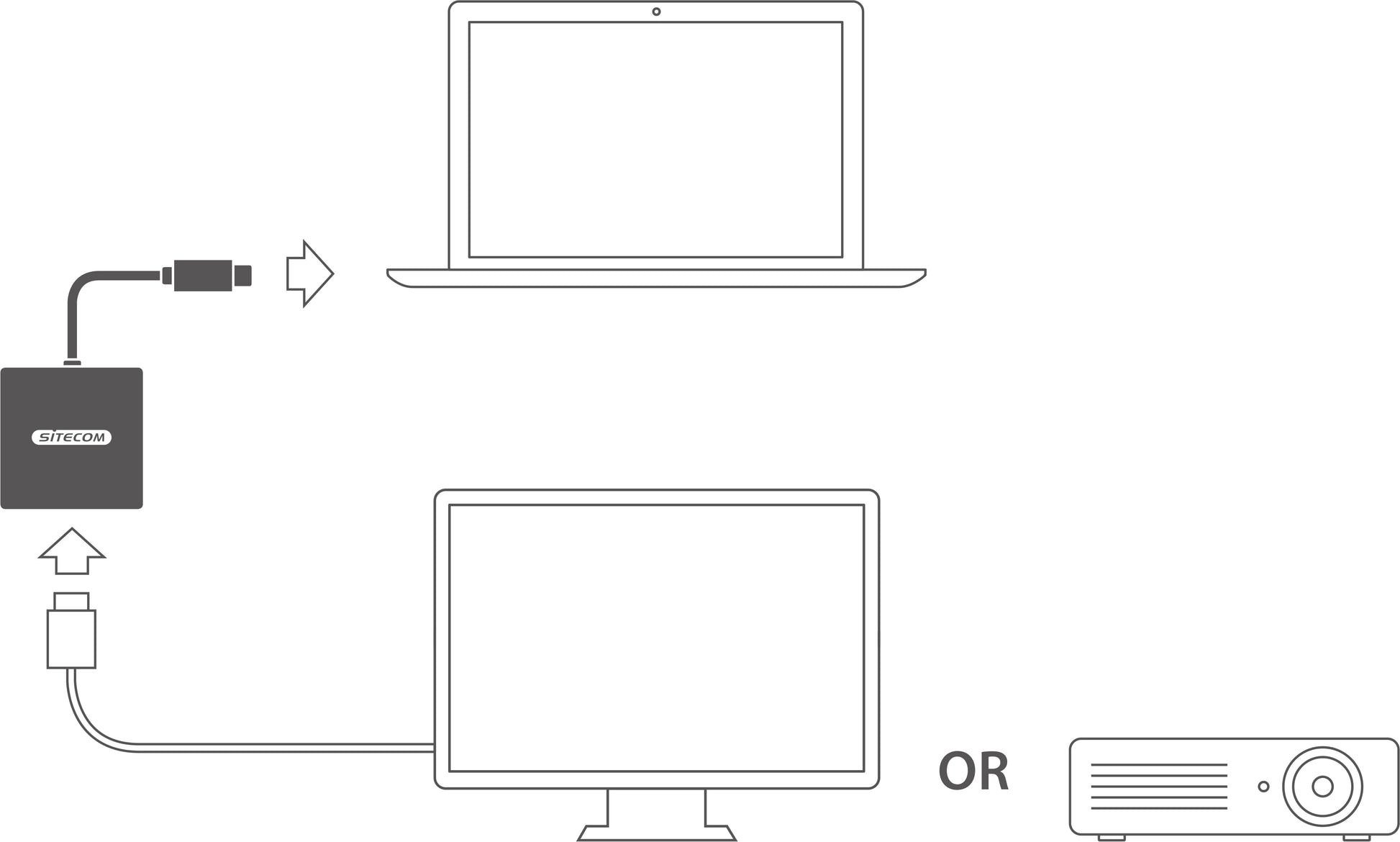 SITECOM MiniDP to HDMI Adapter CN-346 1080p@60Hz