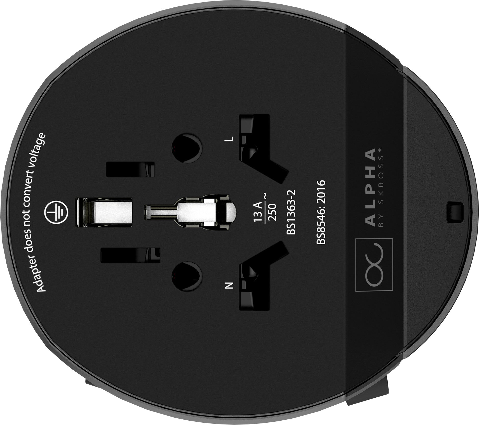 SKROSS World Adapter Premium Series 1.104102 Alpha Europe USB Charger 4A