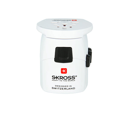 SKROSS World Travel Adapter 1.302470 PRO Light USB 2xA World